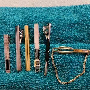 Men's 6 Tie Bars -Very Nice!